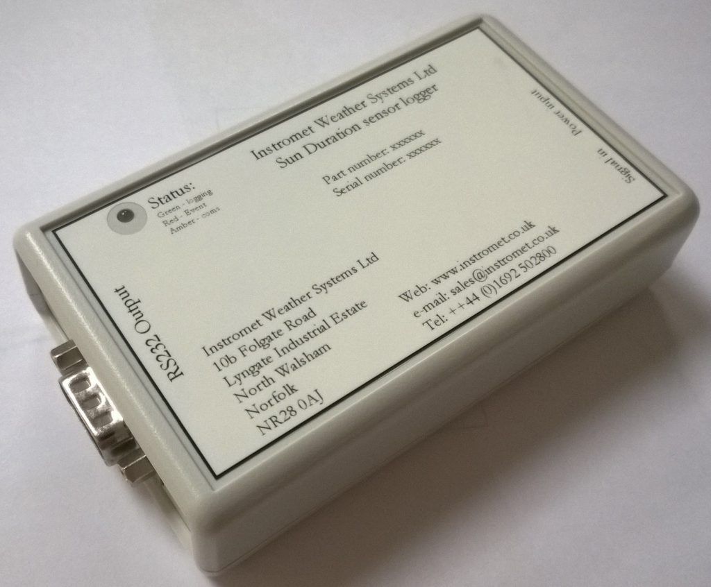 Standalone sun data logger