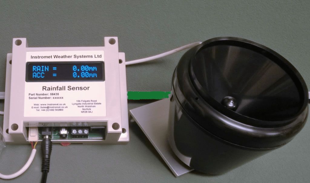 The Instromet standalone rain sensor