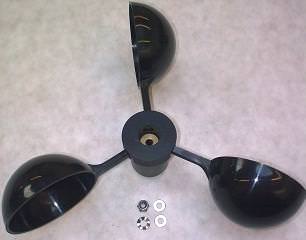 wind sensors anemometer cup assembly